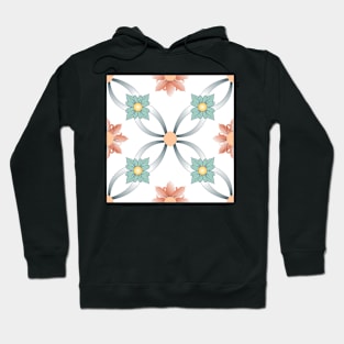 Old floral tiles Hoodie